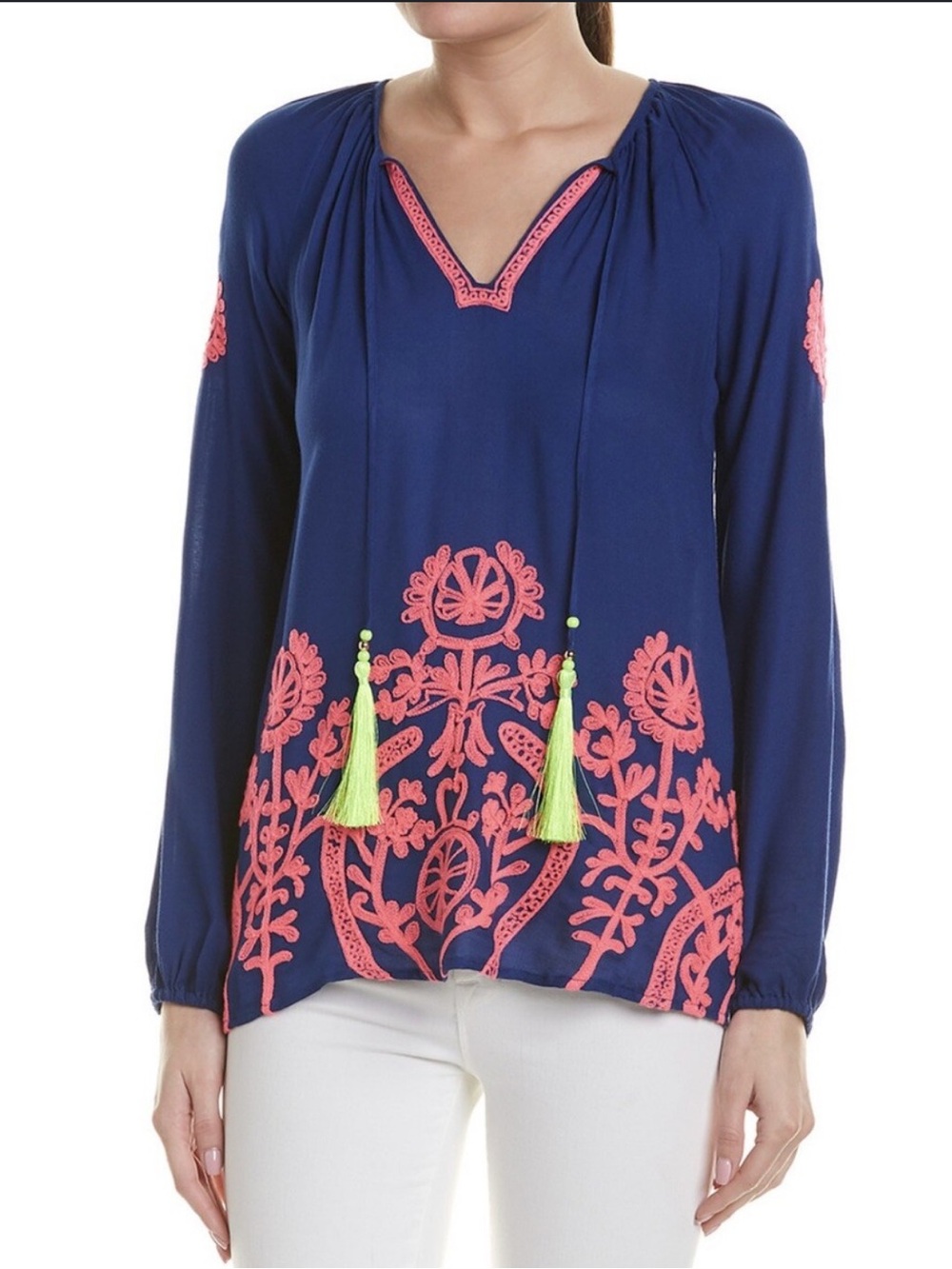 Lilly Pulitzer Willa embroidered tunic top